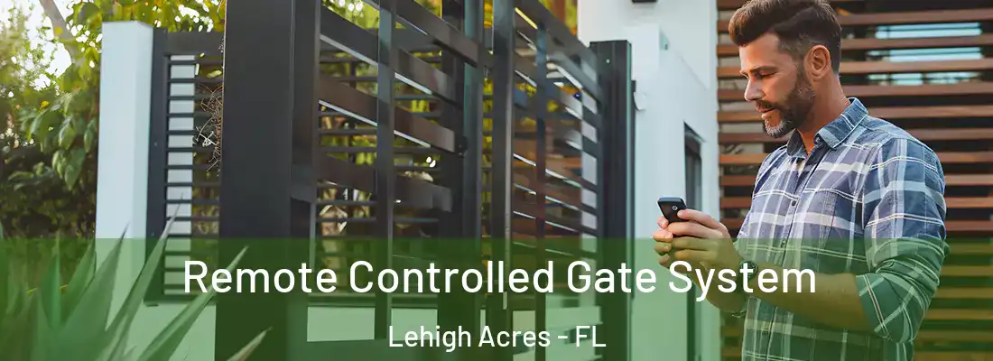  Remote Controlled Gate System Lehigh Acres - FL